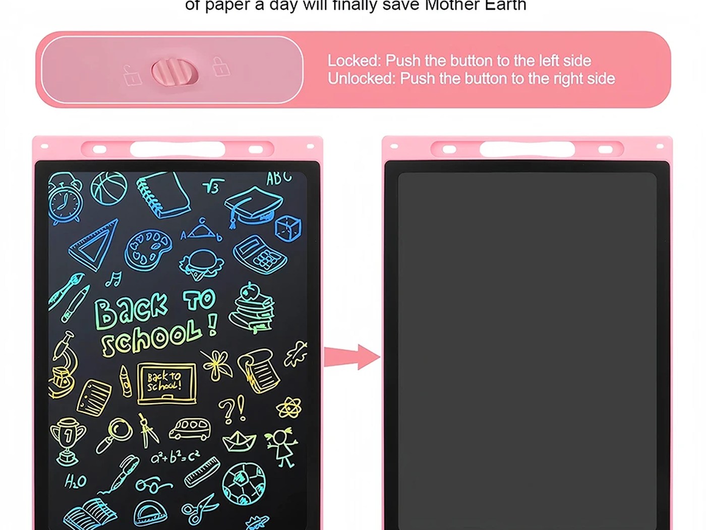 How the erase button works