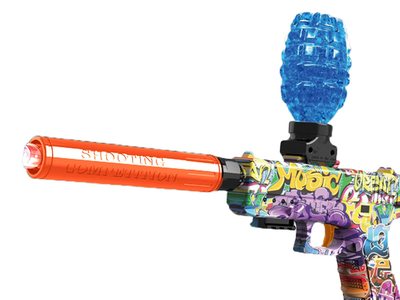 The blaster with everything in the box