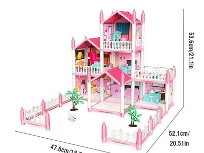 The layout and its measurements