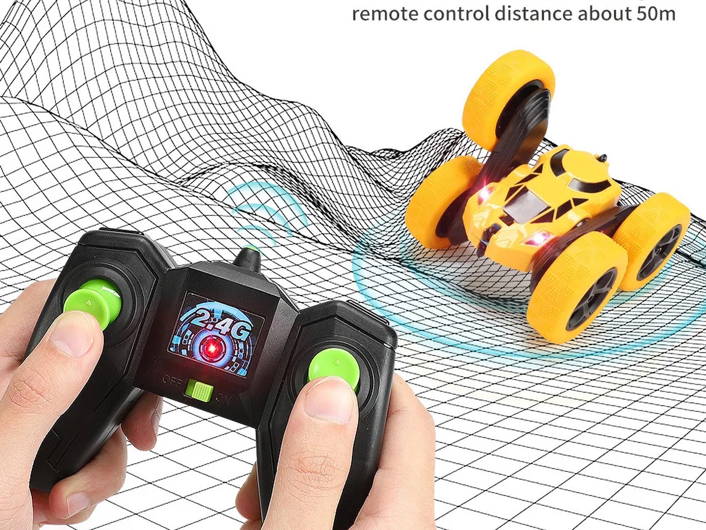 The remote being used